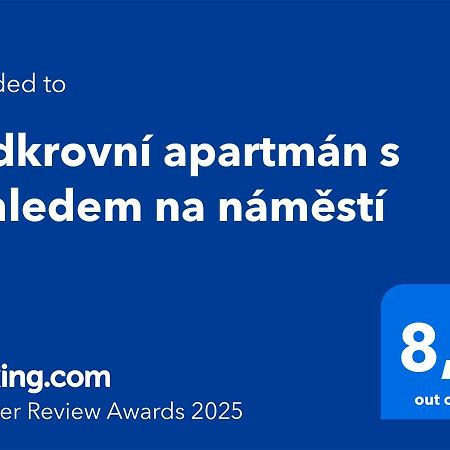 Lomnice nad Lužnicí Podkrovni Apartman S Vyhledem Na Namesti מראה חיצוני תמונה